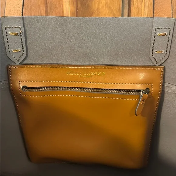 Kelsi Dagger Tan Leather Handbag - Picture 5 of 7